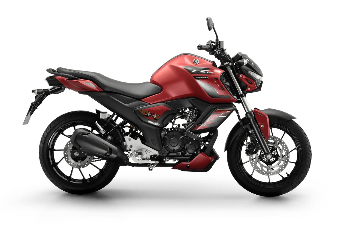 Fazer FZ15 Deadpool na cor MATT RED (Vermelho Fosco)
