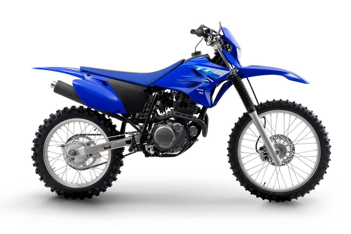 TT-R 230 na cor Competition Blue (Azul Sólido)