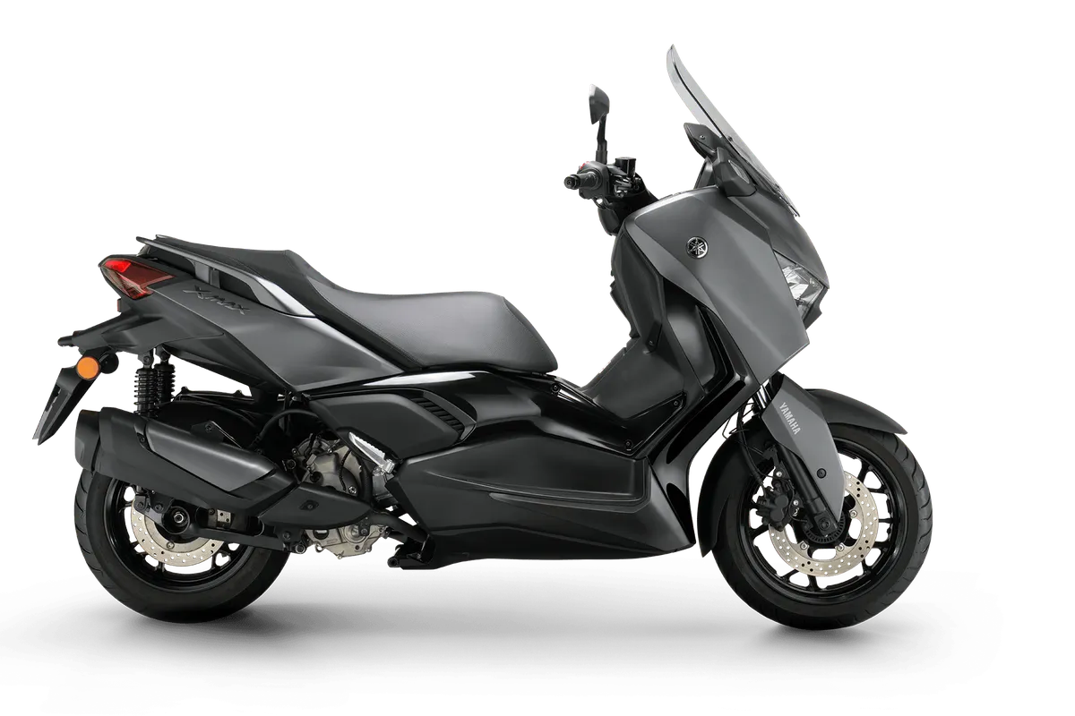 XMAX 300 Connected na cor Titanium Black (Preto Fosco)